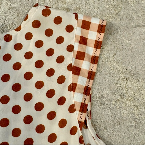 Matilda Jane Women’s Feeling Collegiate Gingham Peplum Top Size Medium - Picture 13 of 13